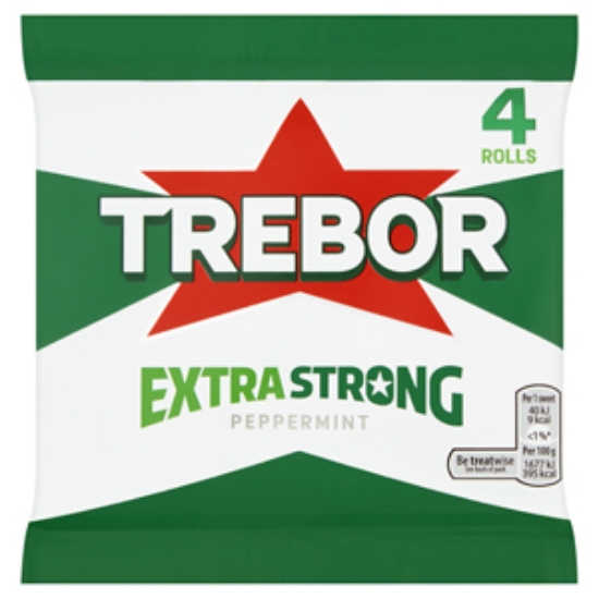 Picture of Extra Strong Mints Trebor MULTIPACK 4Pk x12